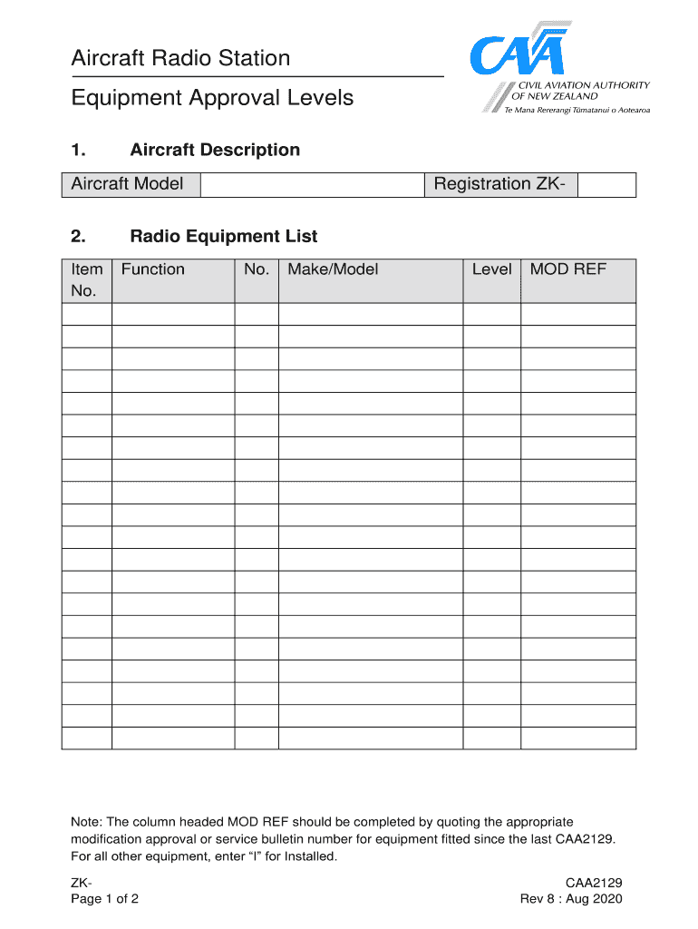 aircraft equipment codes Preview on Page 1.