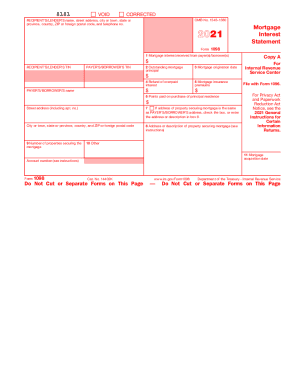 irs form for interst recieved from loan