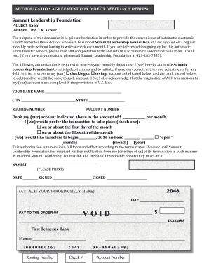 Fillable Online ACH Authorization FormsFree Recurring ACH Payment ...