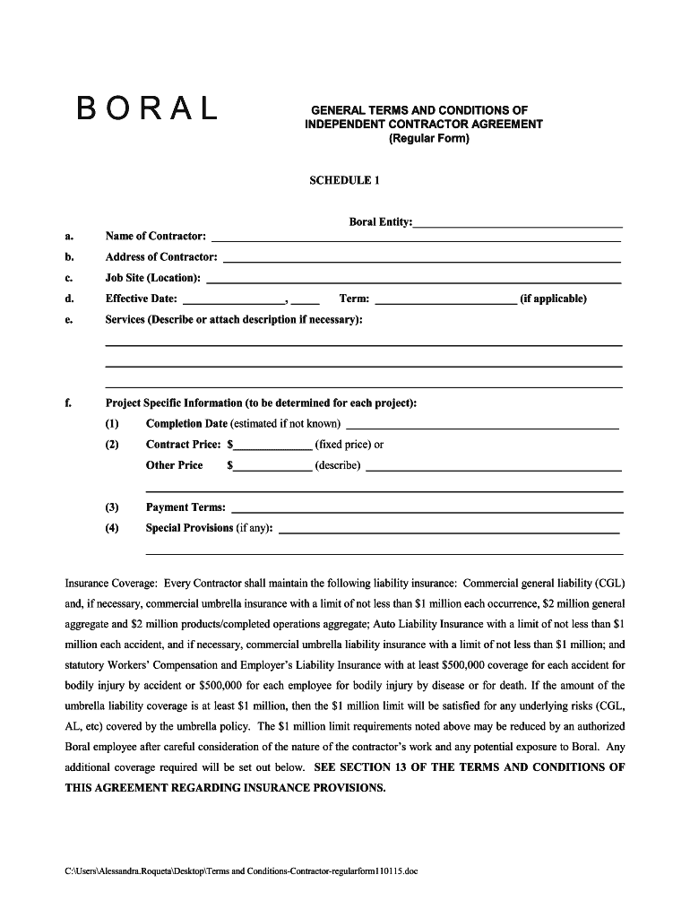 nolo contractor agreement Preview on Page 1