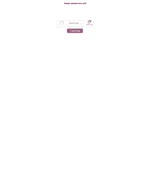 Simple Biodata Form