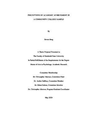 Academic Research - Department of Psychology - Humboldt ...