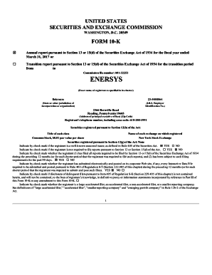 Enersys investor relations
