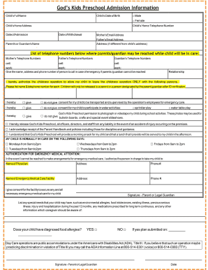 Form preview