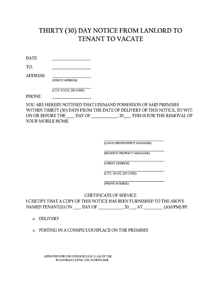 Fillable Online Maryland Eviction Notice to Quit Form eForms Fax Email Print pdfFiller