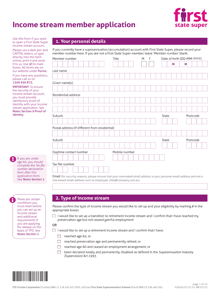 Fillable Online Member Booklet Aware Super Fax Email Print pdfFiller