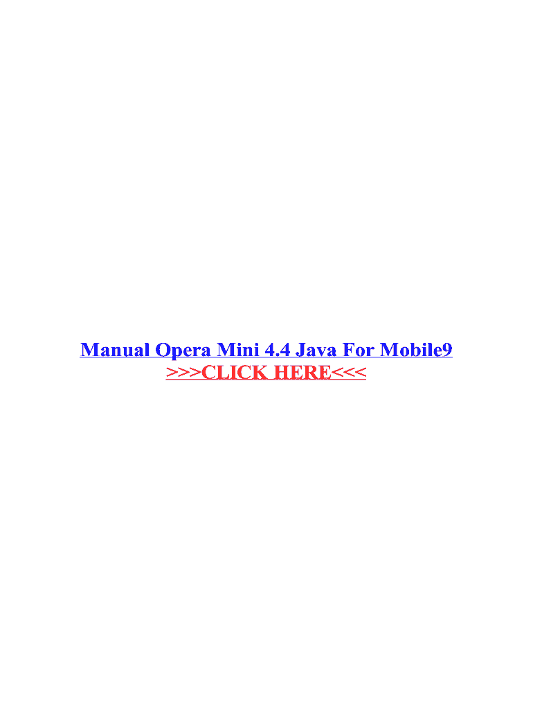 Waptrick Com Opera Mini 4 5 Download - Fill Online, Printable.