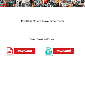 Fillable Online Printable Costco Cake Order Form. Printable Costco Cake Order Form Fax Email