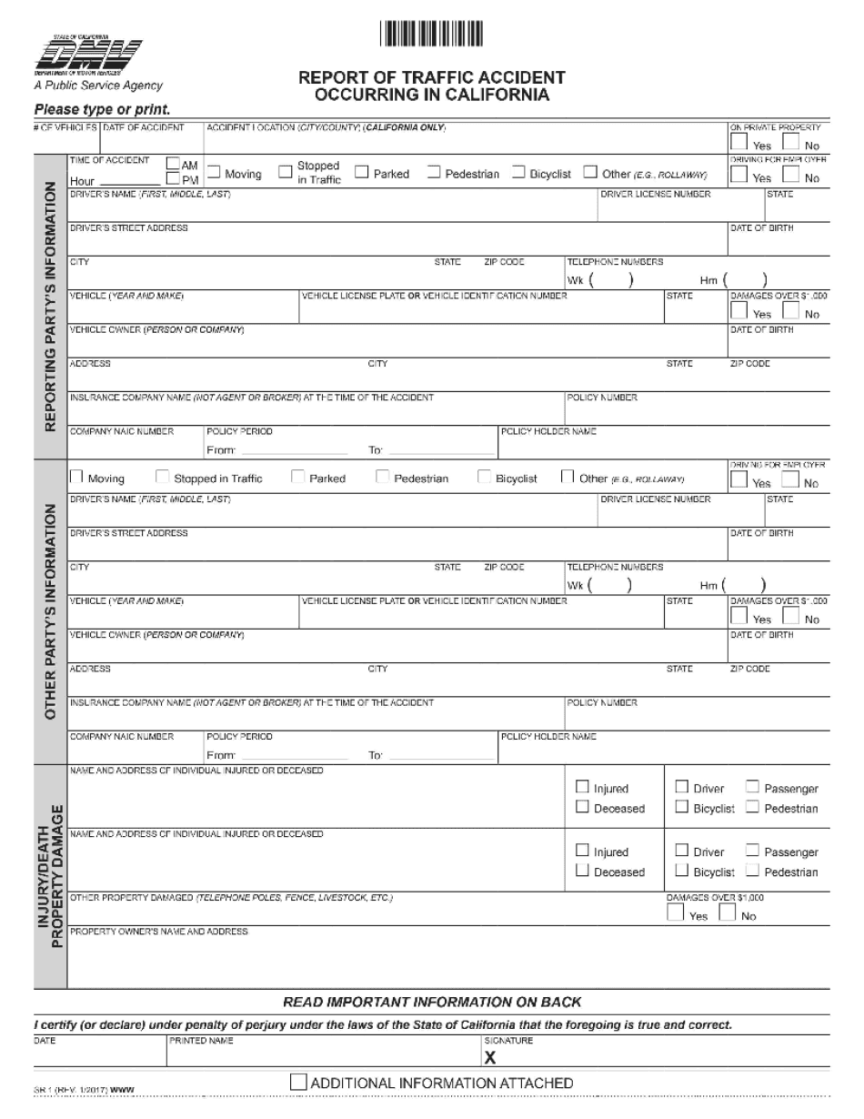 Sr 19C, Financial Responsibility Information Request Form