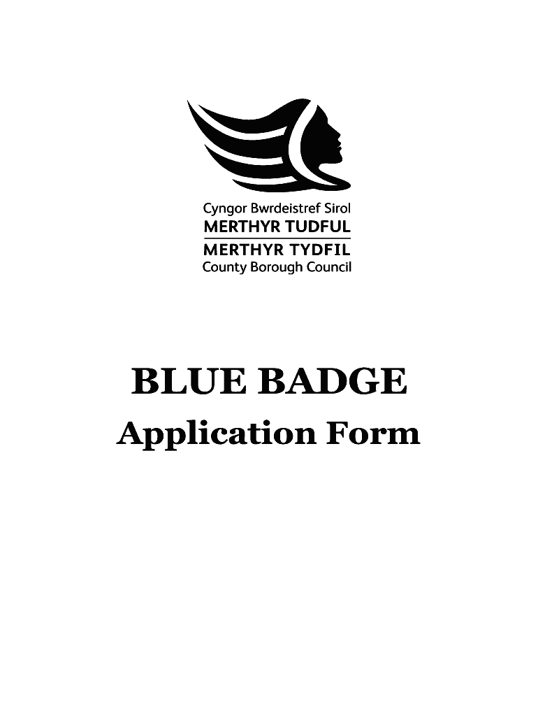 Fillable Online The Blue Badge scheme is designed to help people with a
