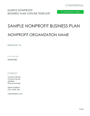 Nonprofit Incorporating - The Business Plan - Template.net