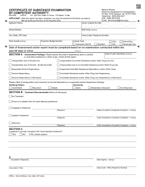 PDF certificate of substance examination by competent authority