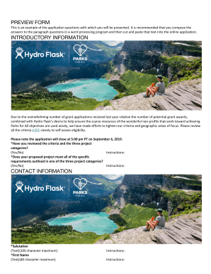 Form preview
