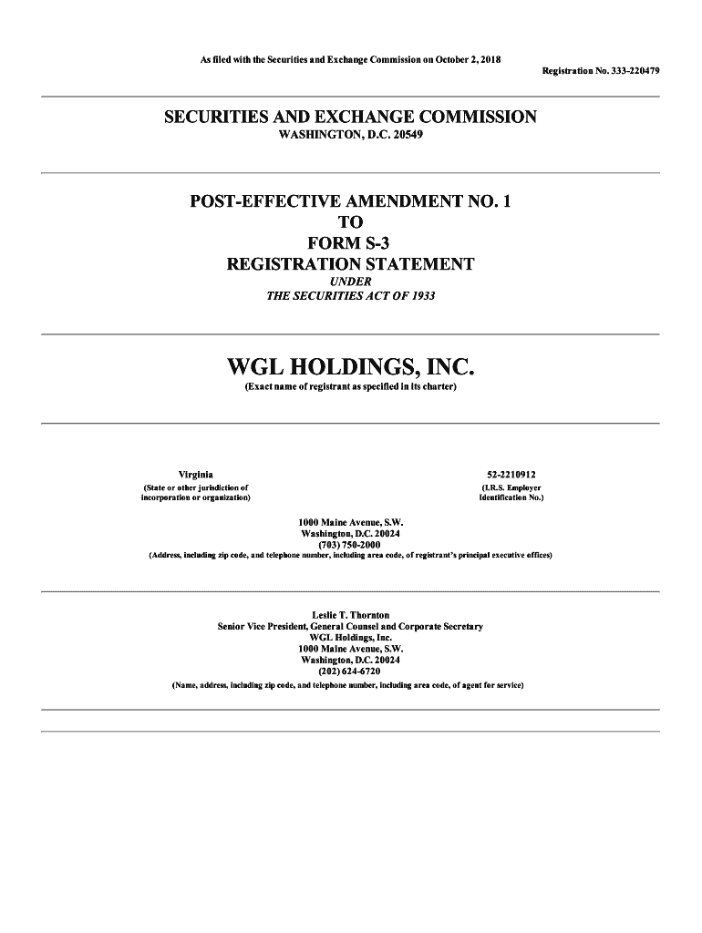 Fillable Online posteffective amendment no. 1 to form s3 registration