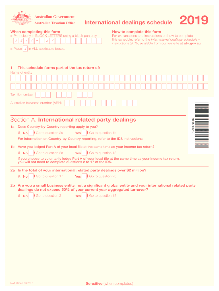 nat73345 international schedule Preview on Page 1