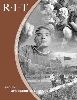 RIT Undergraduate Application Form