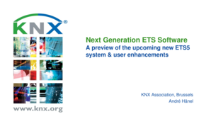 Next Generation ETS Software - KNX Association - knx