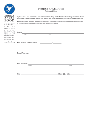 Client Referral Form