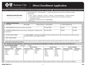 Blue KC Direct Enrollment Application