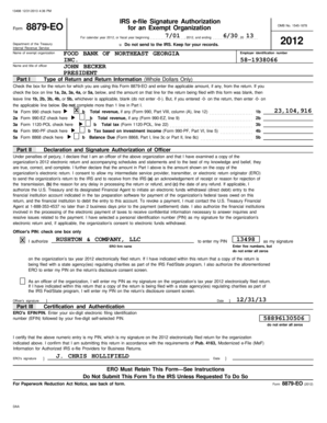 IRS Form 8879-EO for Exempt Organizations