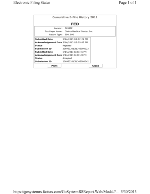 IRS Form 990 2011