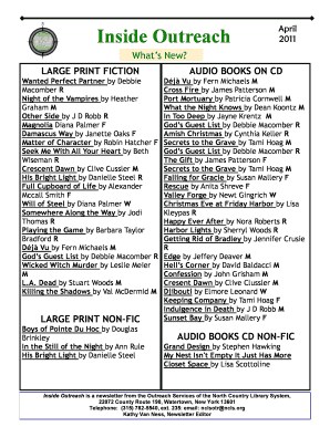 Library System Mail Order Request Form