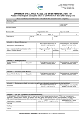 Website design proposal sample pdf - NT Wages Declaration 20120621.doc. CGU Workers - ACT Employers Indemnity Proposal Form - cgu com