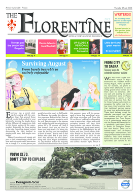 Modulo di abbonamento The Florentine