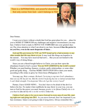 Supernatural Peace Offering Form