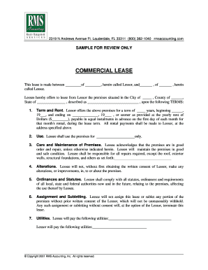 Commercial Lease Agreement