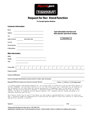 Vaccine record texas - Rev Xtend Request Form - Power Commander