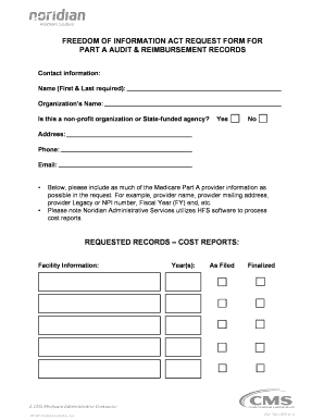 Freedom of Information Act Request Form