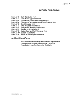 Fund-Raiser Application Form