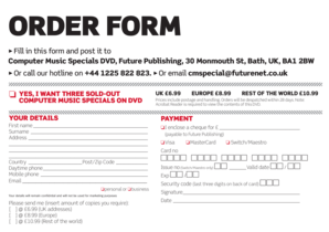 Computer Music Specials DVD Order Form