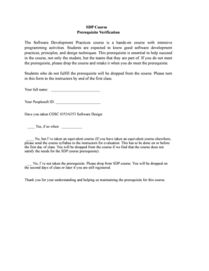 SDP Course - www2 cs uh