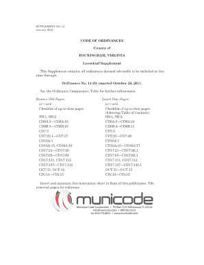 CODE OF ORDINANCES County of ROCKINGHAM, VIRGINIA ... - law resource