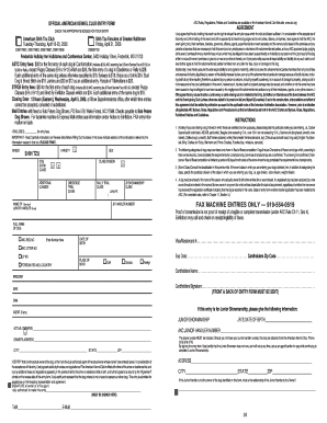 American Kennel Club Entry Form