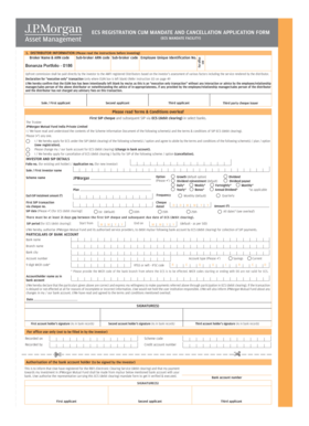 JPMorgan Mutual Fund ECS Registration Form