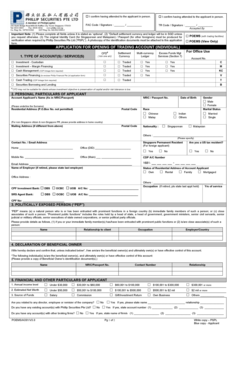 Phillip Securities Trading Account Application