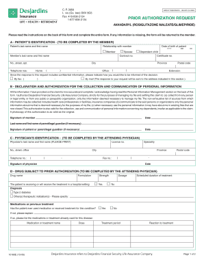 Formulaire de réclamation d'assurance collective - Santé