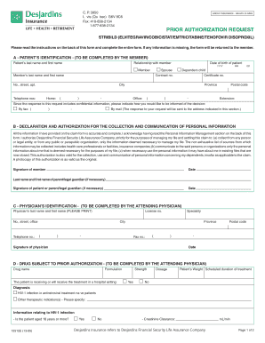 Prior Authorization Request for Stribild