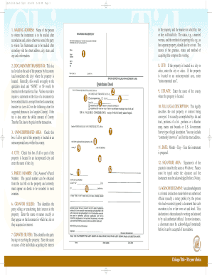 Quitclaim Deed Template