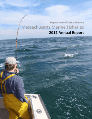 Fillable Online mass Massachusetts Division of Marine Fisheries 2012