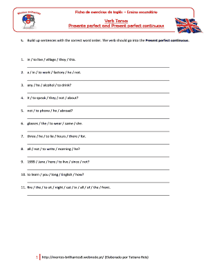 English Grammar Exercise Sheet