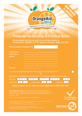 Practical Action Donation Form