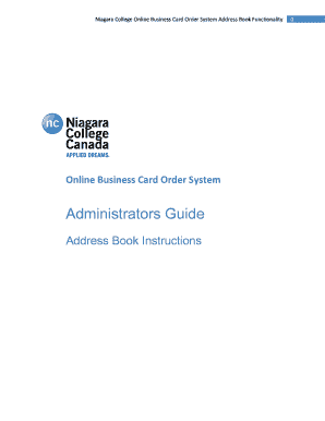 business address book template