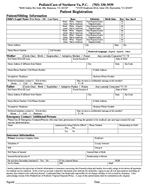 Patient Registration Form
