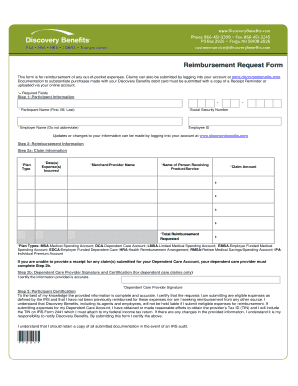 Reimbursement Request Form