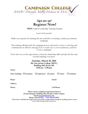 FREE Student Leadership Training Program - www1 msjc