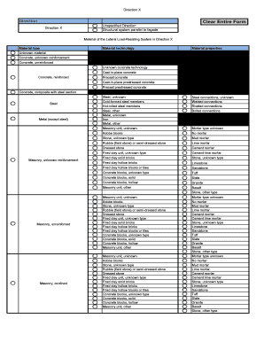 Structural System Classification Form